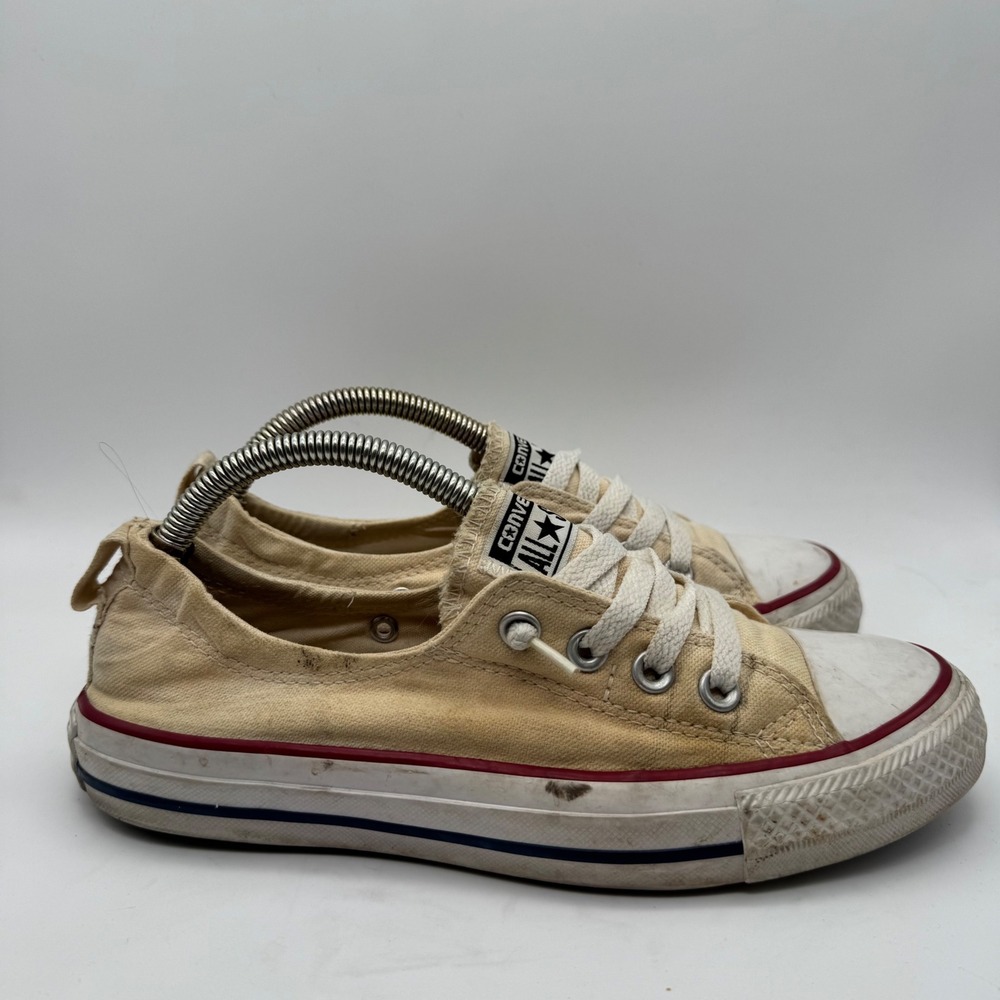 Converse Chuck Taylor All Star Shoreline Slip Womens Shoes‎ Cream Size 7